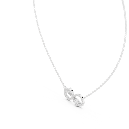 Crystal Dawn Infinity Diamond Pendant