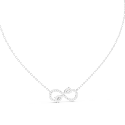Crystal Dawn Infinity Diamond Pendant