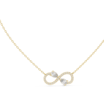 Crystal Dawn Infinity Diamond Pendant