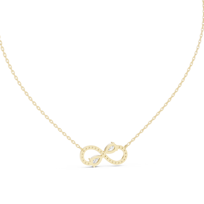 Crystal Dawn Infinity Diamond Pendant
