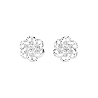Floral Boom Diamond Earrings