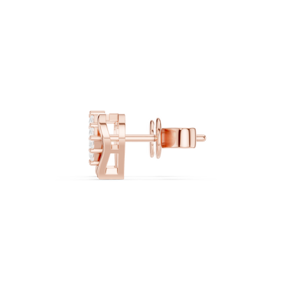 Lustrous Bond Diamond Earrings