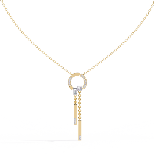 Luna Aurea Diamond Necklace