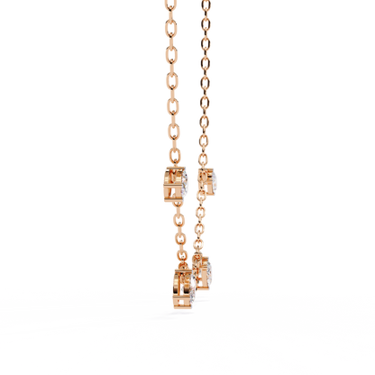 Vela Noire Diamond Necklace