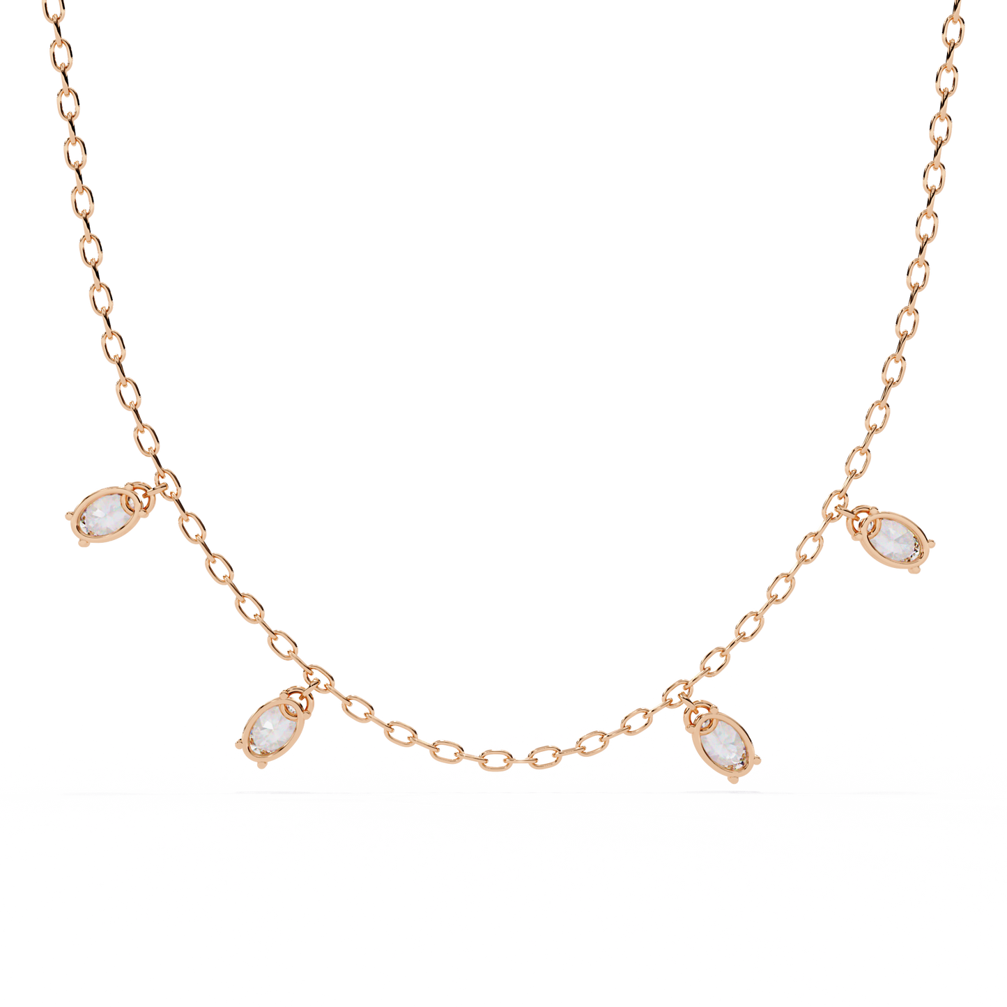 Vela Noire Diamond Necklace
