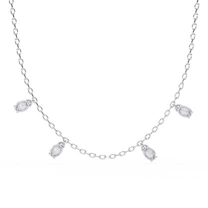 Vela Noire Diamond Necklace