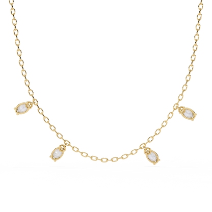 Vela Noire Diamond Necklace