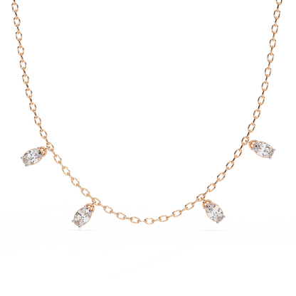 Vela Noire Diamond Necklace