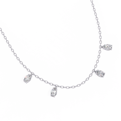 Vela Noire Diamond Necklace