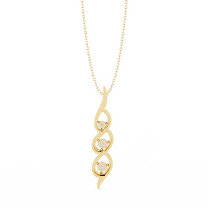 Aurora Sottile Diamond Pendant