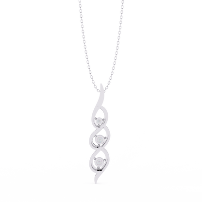 Aurora Sottile Diamond Pendant