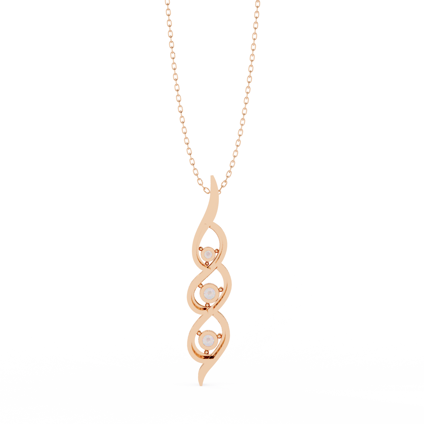 Aurora Sottile Diamond Pendant