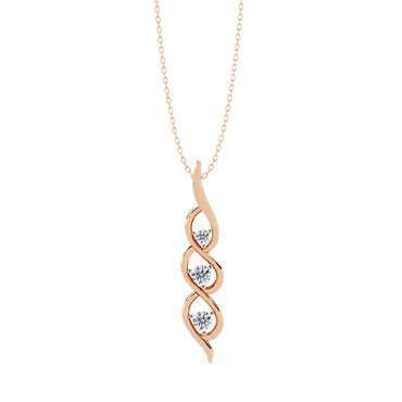 Aurora Sottile Diamond Pendant