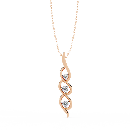 Aurora Sottile Diamond Pendant