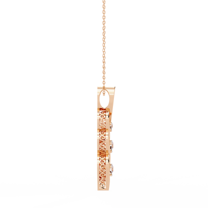 Aurora Sottile Diamond Pendant