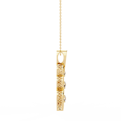 Aurora Sottile Diamond Pendant