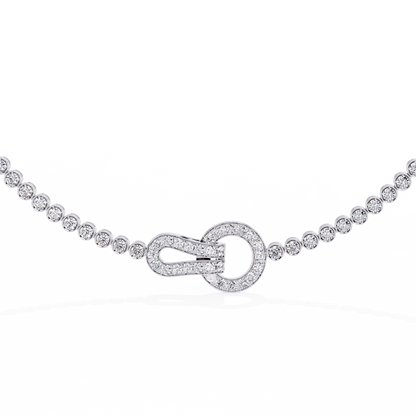 Fleur Lune Diamond Necklace