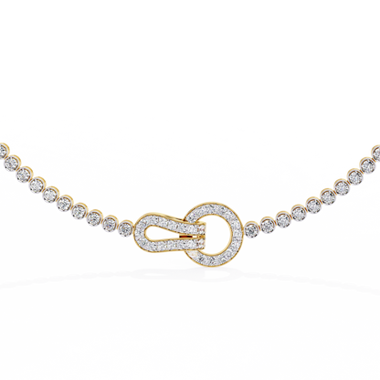 Fleur Lune Diamond Necklace
