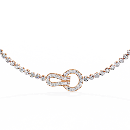 Fleur Lune Diamond Necklace