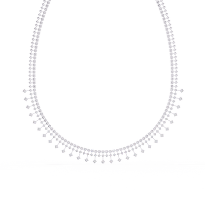 Lyra Blanc Diamond Necklace