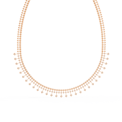 Lyra Blanc Diamond Necklace