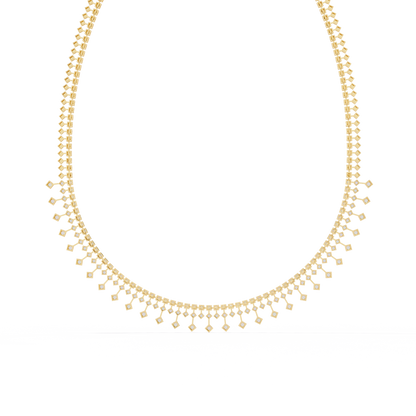 Lyra Blanc Diamond Necklace