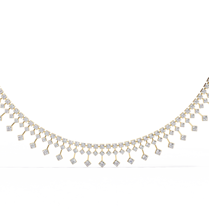 Lyra Blanc Diamond Necklace