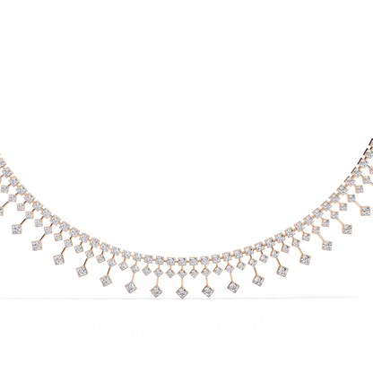Lyra Blanc Diamond Necklace