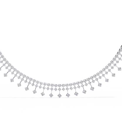 Lyra Blanc Diamond Necklace