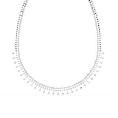 Lyra Blanc Diamond Necklace