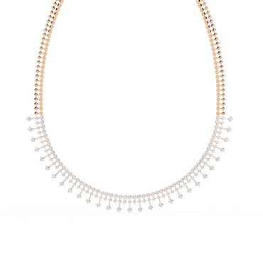 Lyra Blanc Diamond Necklace