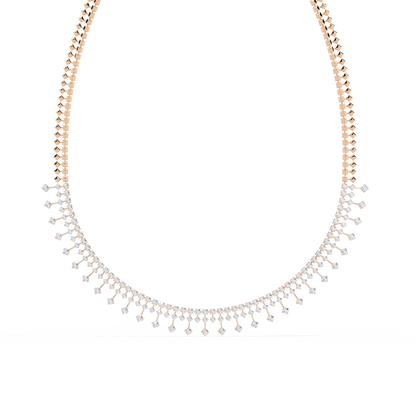 Lyra Blanc Diamond Necklace
