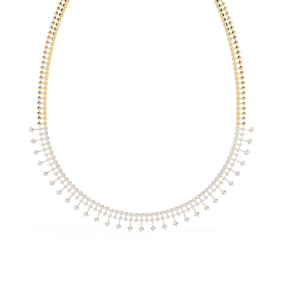Lyra Blanc Diamond Necklace