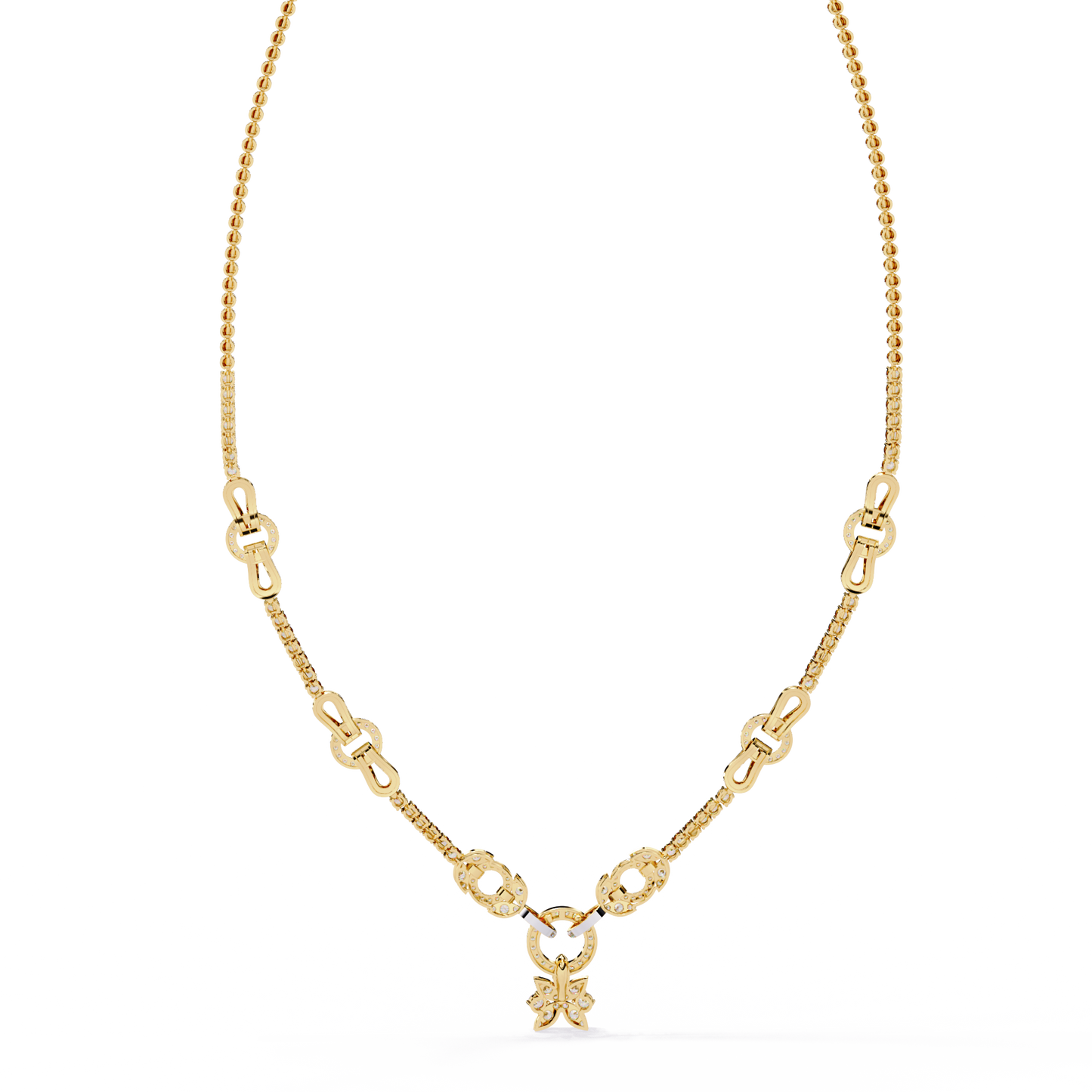 Aurelle Vio Diamond Necklace