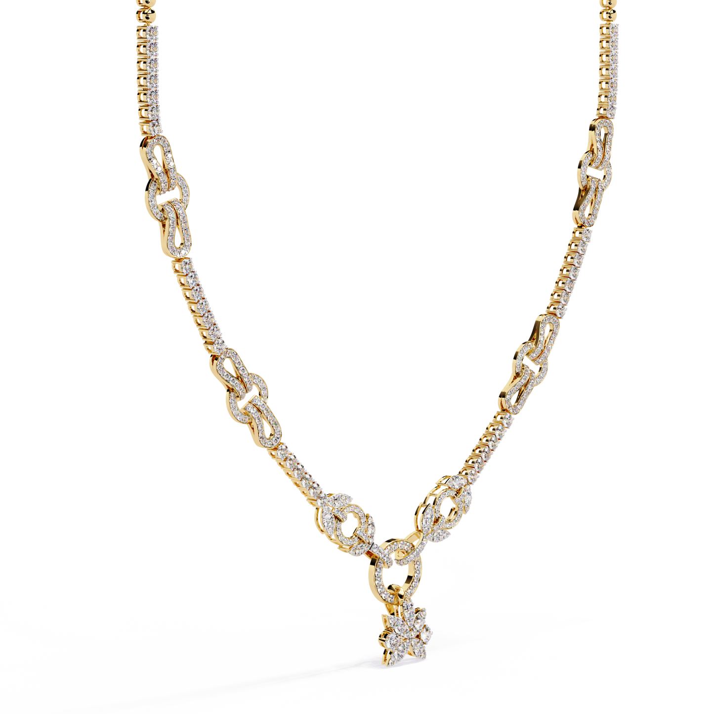 Aurelle Vio Diamond Necklace