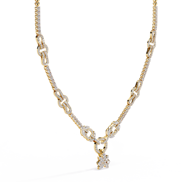 Aurelle Vio Diamond Necklace