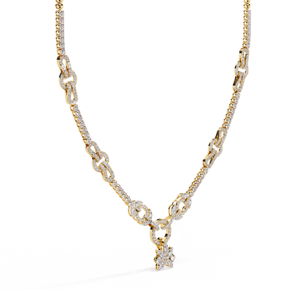 Aurelle Vio Diamond Necklace