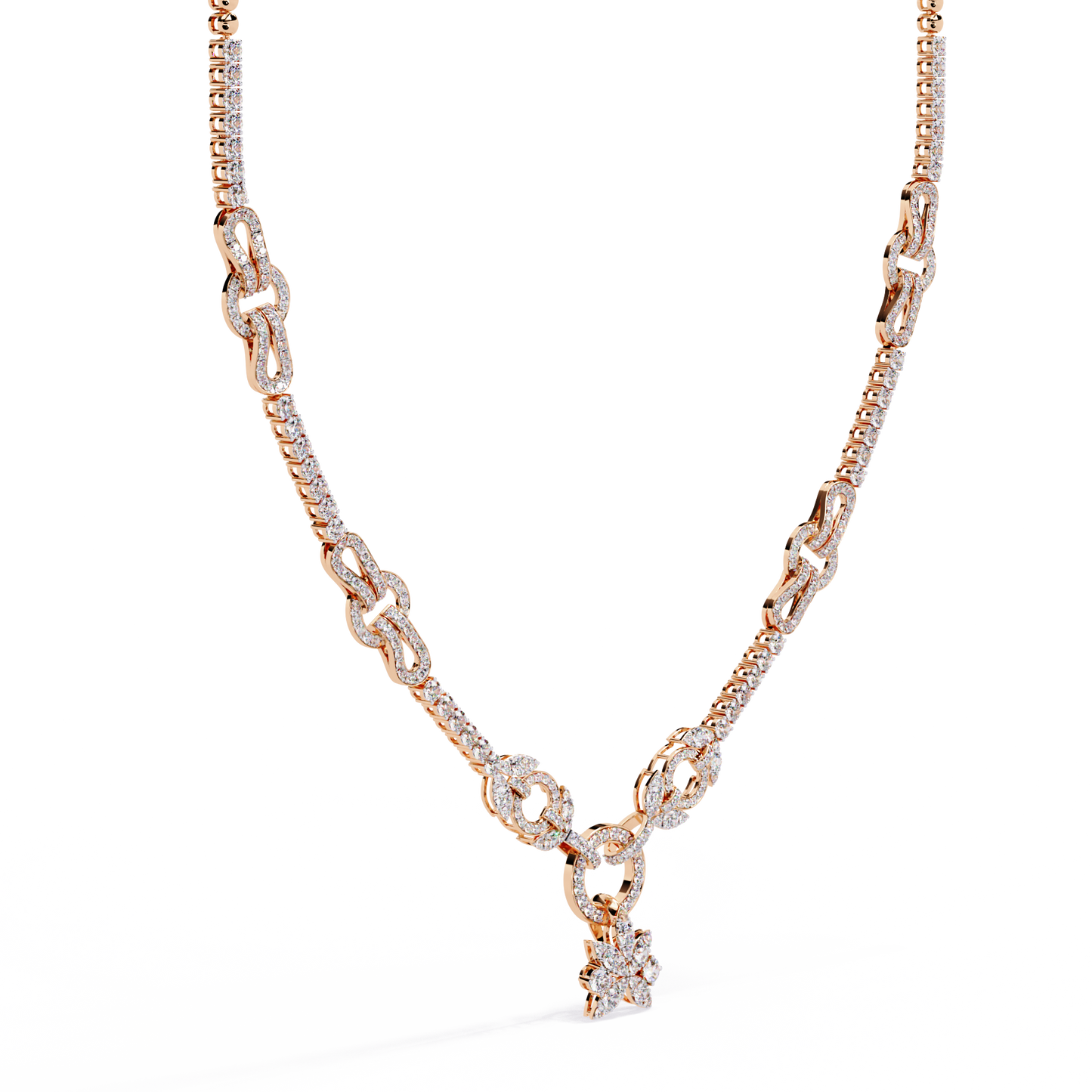 Aurelle Vio Diamond Necklace