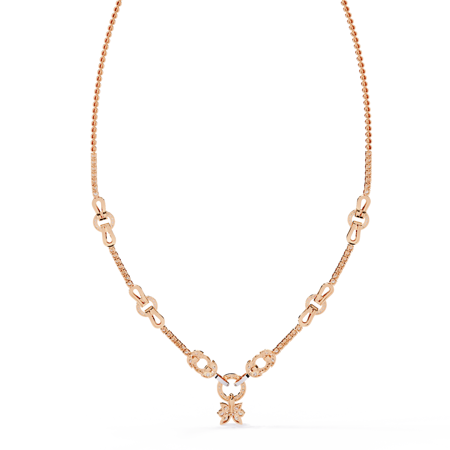 Aurelle Vio Diamond Necklace