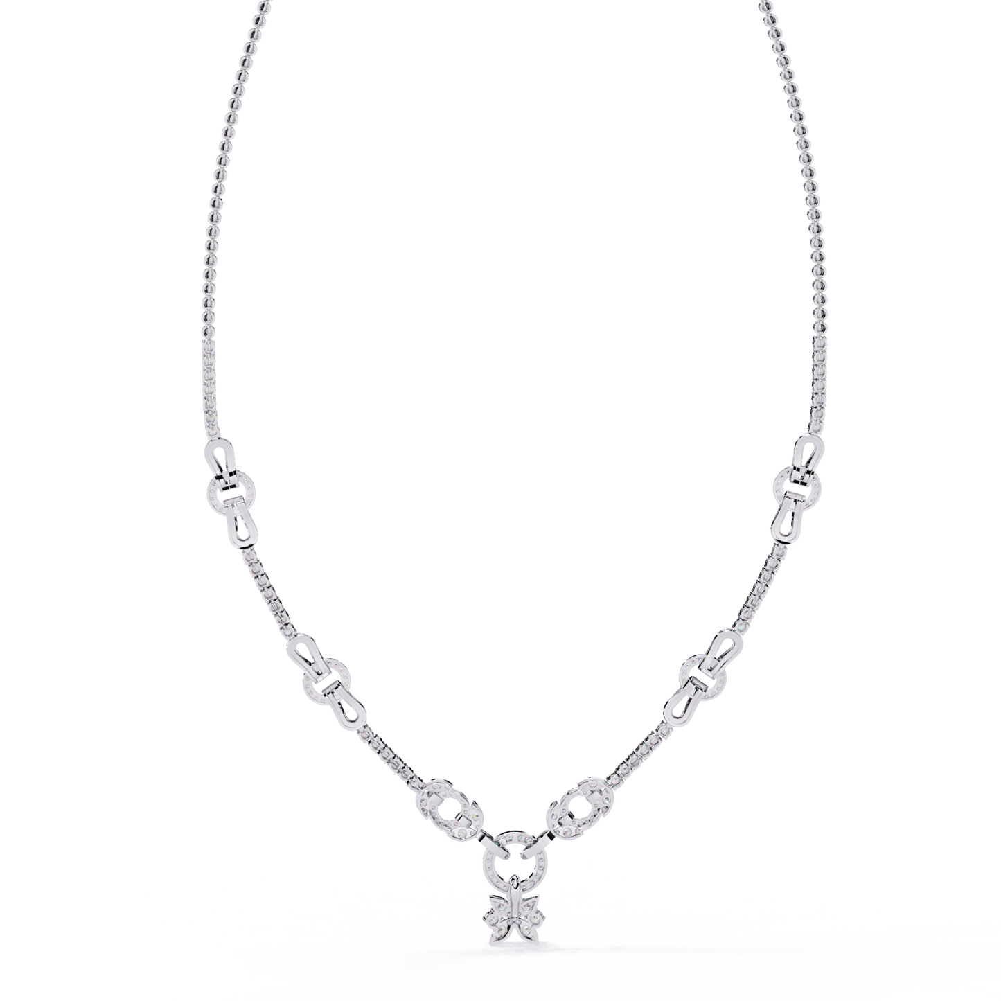 Aurelle Vio Diamond Necklace