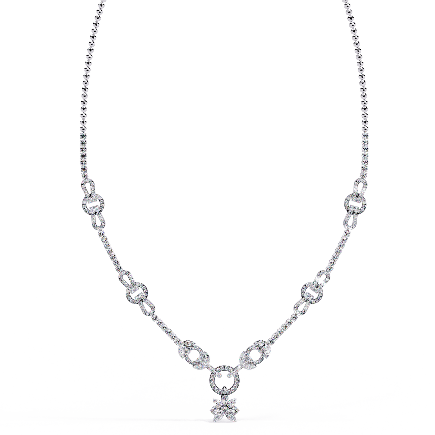 Aurelle Vio Diamond Necklace