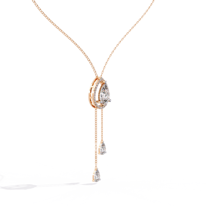 Enchanted Ember Diamond Necklace