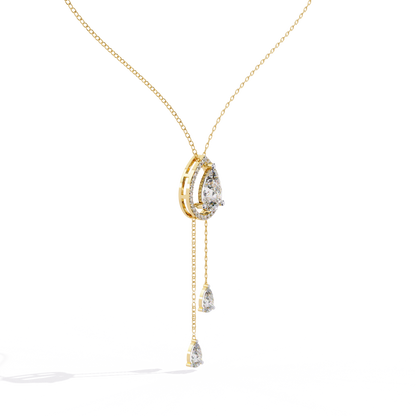 Enchanted Ember Diamond Necklace