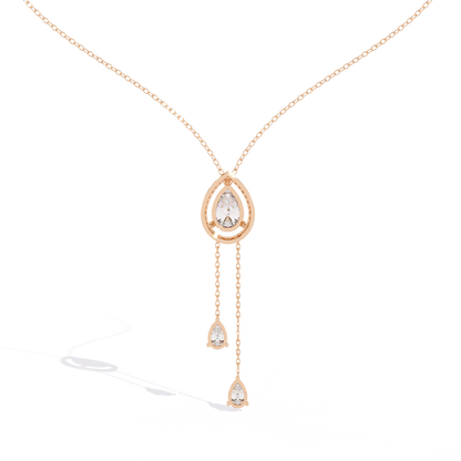 Enchanted Ember Diamond Necklace