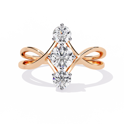 Celeste Trio Diamond Ring