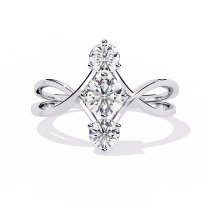 Celeste Trio Diamond Ring