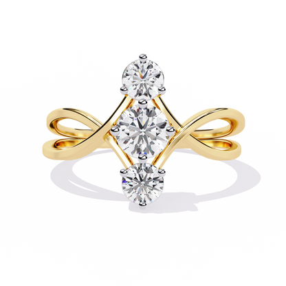 Celeste Trio Diamond Ring