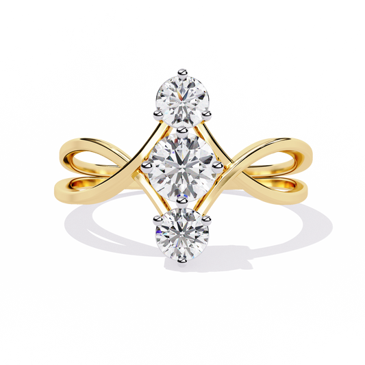 Celeste Trio Diamond Ring