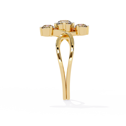 Celeste Trio Diamond Ring