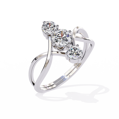 Celeste Trio Diamond Ring